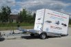 Einfacher WC Container Transport mit unserem Barthau QM 1801 ankippbar (Aufpreis)