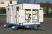 Barthau Toilettenanhänger WC 2702 mit einer Innenlänge von 4 m und niedriger Bereifung von 10 Zoll