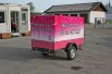 Hochplane pink mit Druck für TPV Anhänger