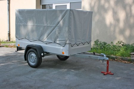 TPV EU1 Allzweckanhänger | 750 kg | mit Plane und Spriegel | Anhängerpark Salzburg