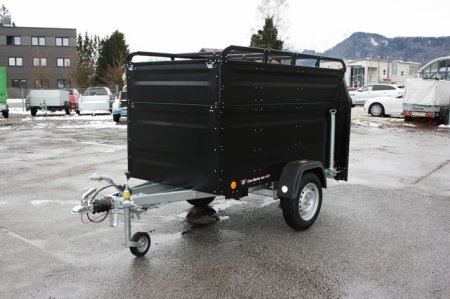 Kofferanhänger TPV KT-EB2 Plus Wände schwaz beschichtet | Anhängerpark Salzburg